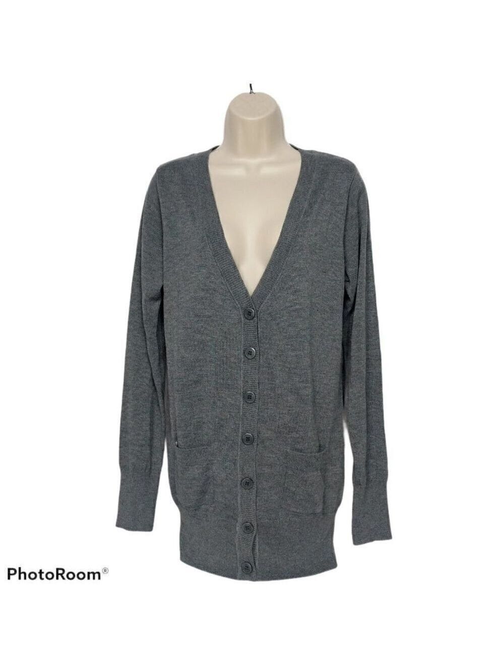 Fancy Stitch Knit Cardigan Sweater Womens Large